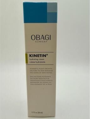 Obagi Clinical Kinetin+ Hydrating Cream Anti-Aging Face Moisturizer 1.7oz 50mL